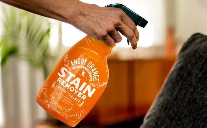 Angry Orange 24oz Enzyme Pet Stain and Odor Remover Citrus Scent