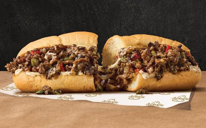 Arbys Cheesesteak Sandwich