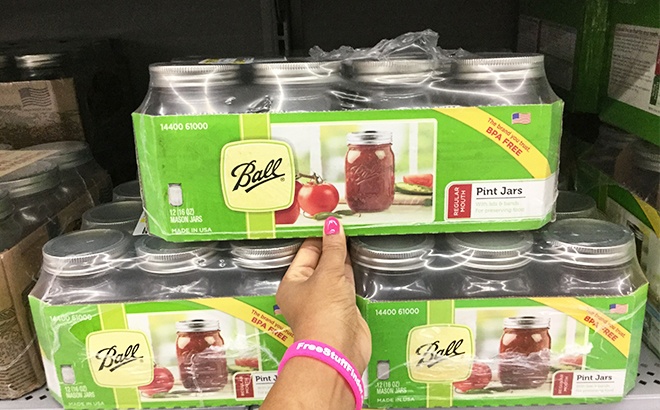 FREE 12-Count Ball Mason Jars at Walmart (New TCB Members!)
