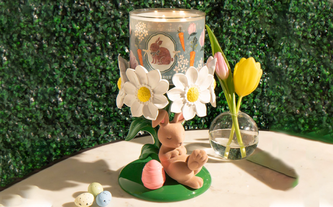 Bath and Body Works Easter Decor on a Table