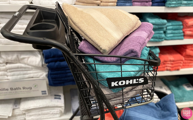 Bath Towels in Kohls Carts