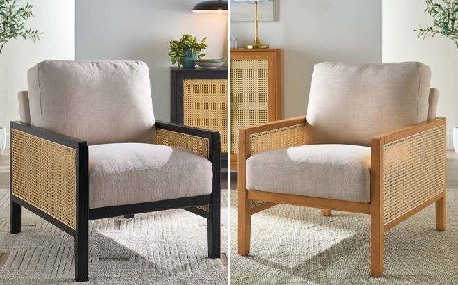 Better Homes and Gardens Springwood Caning Accent Chairs