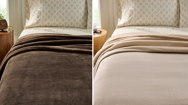 Better Homes Gardens Velvet Plush Soft Bed Blanket