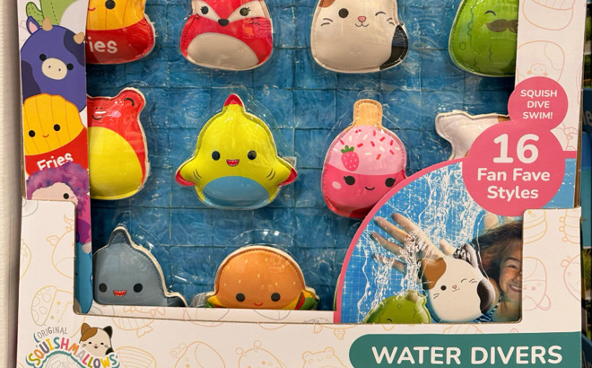 BigMouth Squishmallows 16 Piece Dive Toy Set