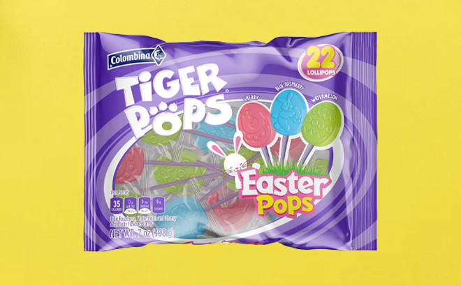 Colombina Tiger Easter Pops