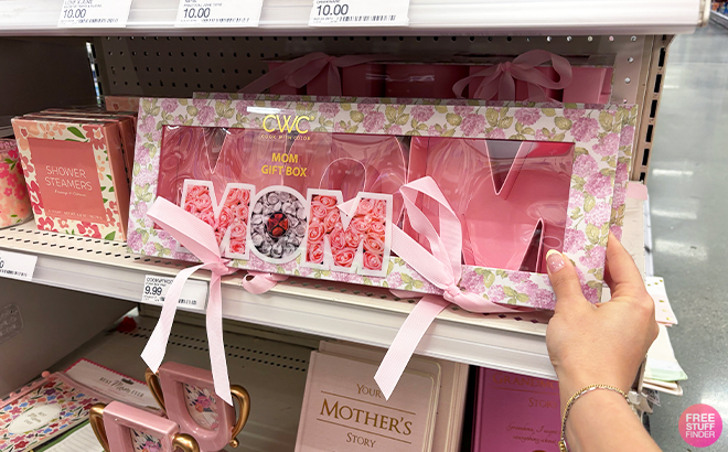 Cook With Color Fillable MOM Word Food Storage Gift Box Pink Floral at Target