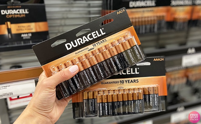 FREE Duracell Batteries at Staples