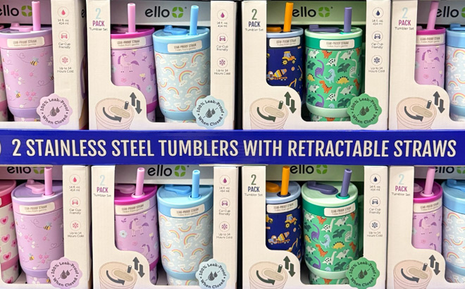 Ello Oasis Stainless Steel Kids Tumblers