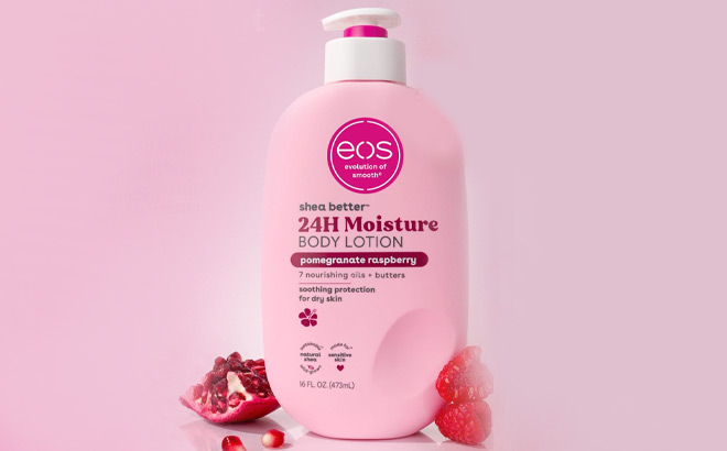 Eos Shea Better Pomegranate Raspberry Body Lotion