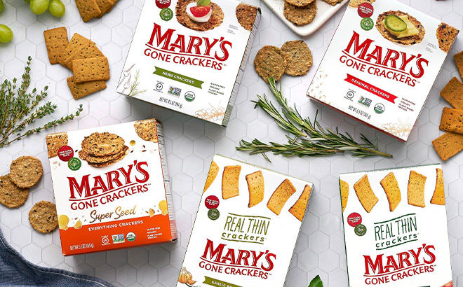 Five Boxes of Crackers