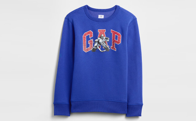 GAP Factory Kids Crewneck Graphic Sweatshirt 1