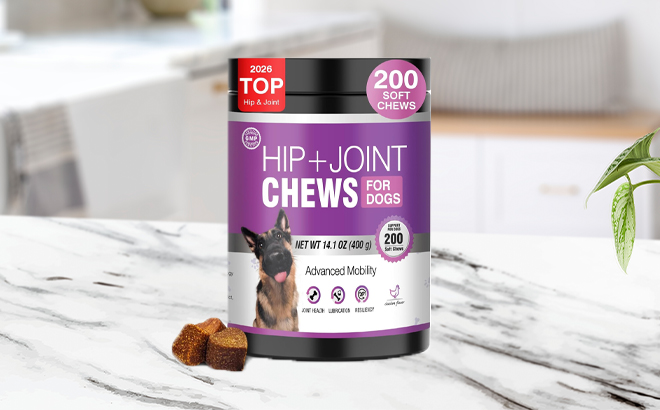 Glucosamine for Dogs 200pcs Joint Support Supplement Dog Hip and Joint