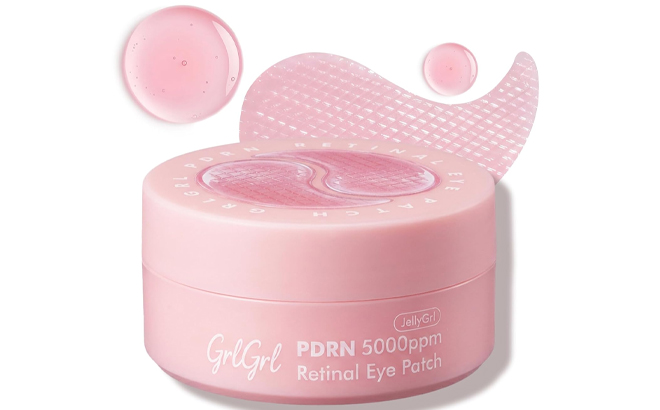 GrlGrl PDRN Eye Patches 5000ppm 60 Count