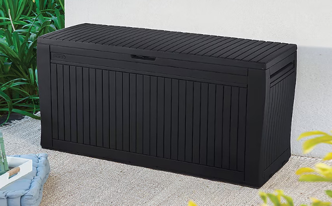 Keter Comfy Outdoor Storage 71 Gallon Deck Box