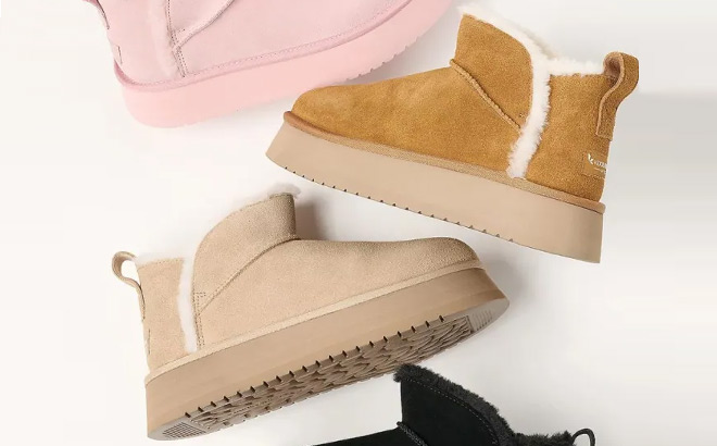 Koolaburra by UGG Womens Koola Ultra Mini Platform Boots