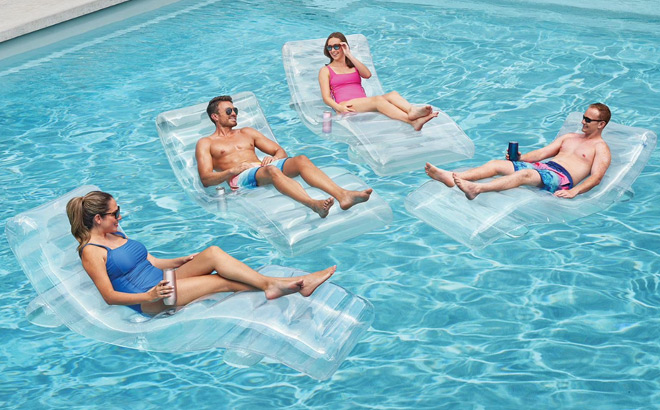 Members Mark Clear Chaise Lounger Floats