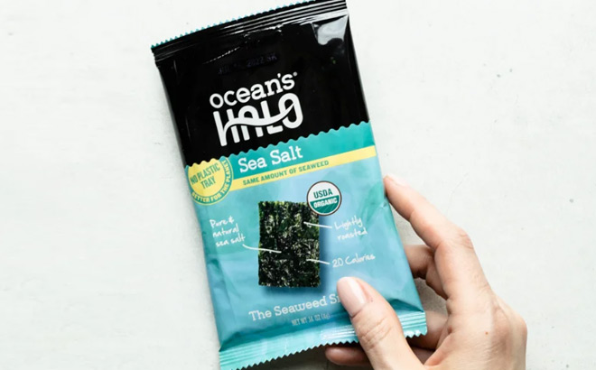 Oceans Halo Organic Trayless Seaweed Snack