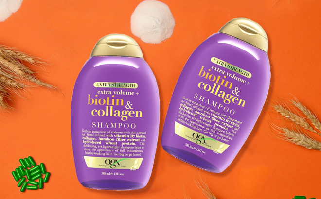 OGX Thick Full Biotin Collagen Extra Strength Volumizing Shampoo