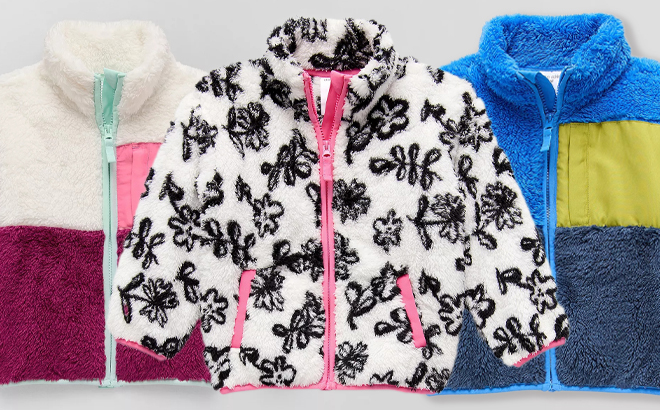 Okie Dokie Toddler Sherpa Jackets