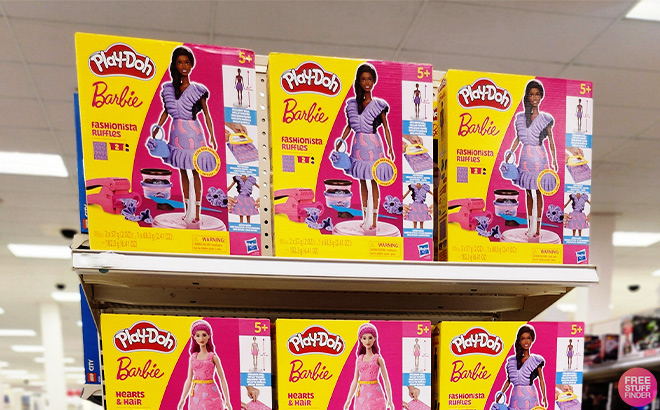 Play Doh Barbie Fashionista Ruffles Set
