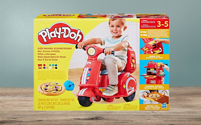 Play Doh Pizza Delivery Scooter Playset