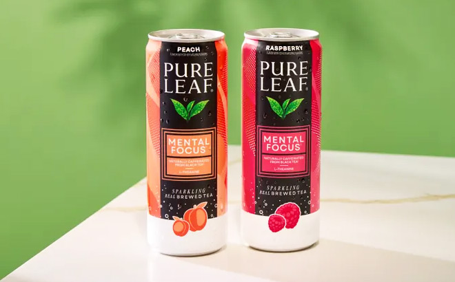 Pure Leaf Mental Focus Sparkling Real Brewed Tea