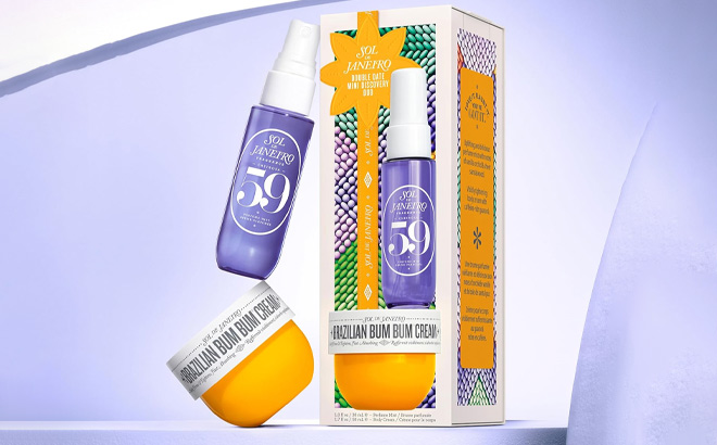 Sol de Janeiro Double Date Beauty Gift Set on the Table