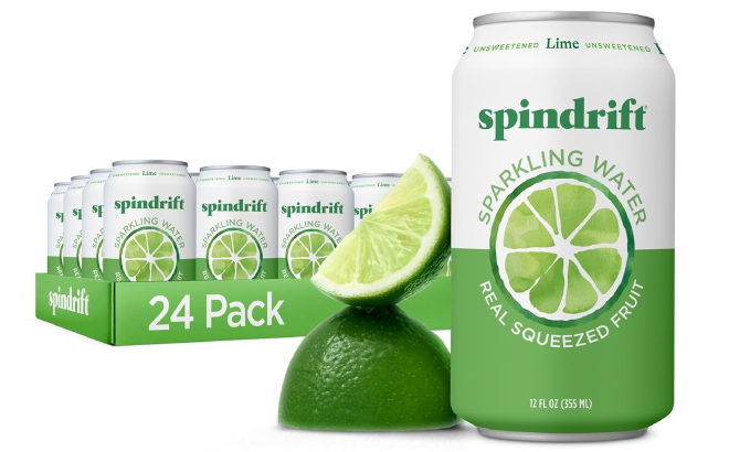 Spindrift Lime Sparkling Water 24 Pack