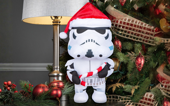 Star Wars Stormtrooper Santa Hat Holiday Plush Toy