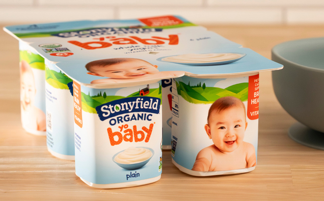 Stonyfield Organic YoBaby 6 Count Multipack Cups