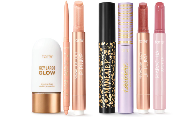 Tarte Maracuja Juicy Shimmer Plump Fake Awake Bronzing Drops Trio