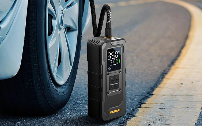 Tire Pump with Gauge
