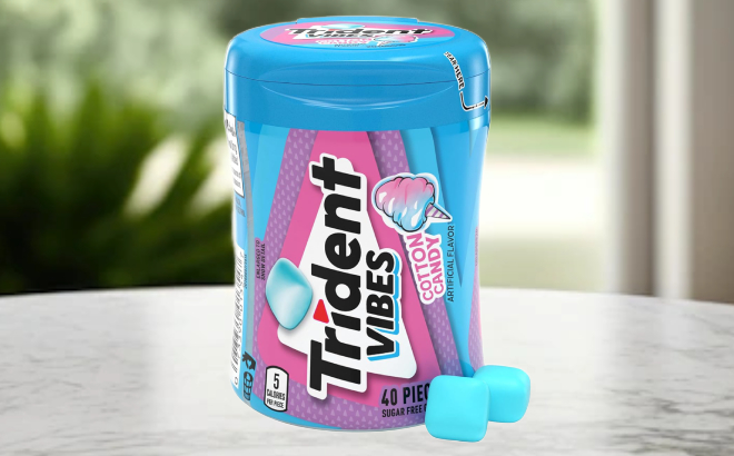 Trident Vibes Cotton Candy FlavorChewing Gum