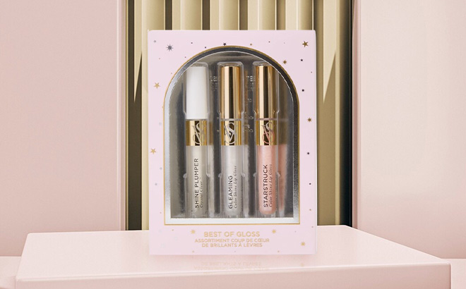Victorias Secret Best Of Gloss Gift Set on the Table