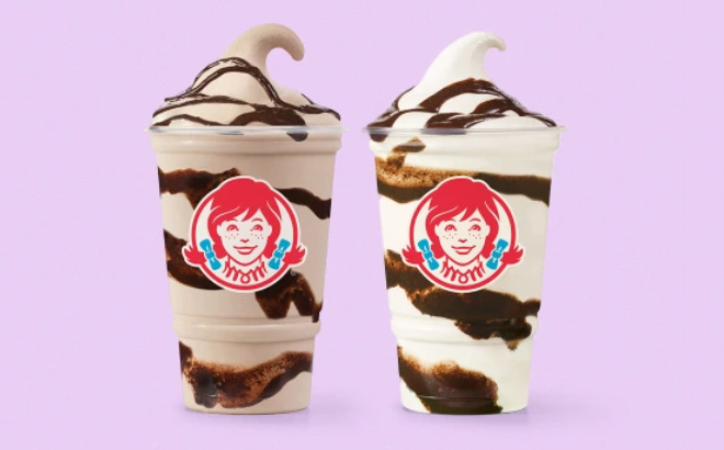 Wendys Thin Mint Frosty