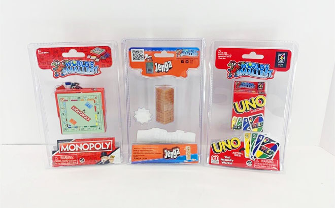 World’s Smallest Toys $3.99