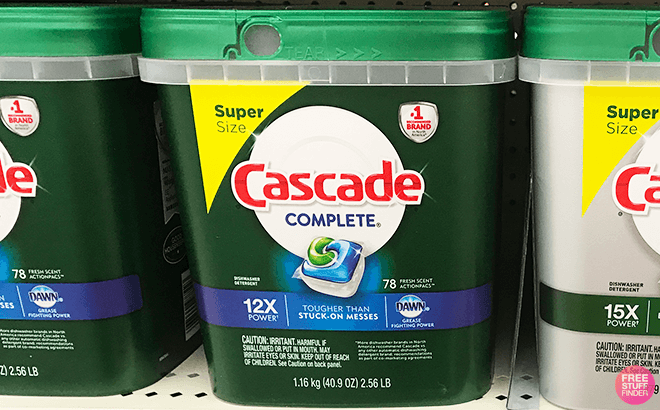 4 Cascade 78-Count Dishwasher Pods $11 Each Shipped at Amazon