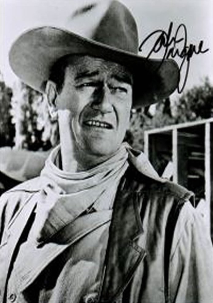 John Wayne Autograph ~ Free John Wayne Autograph ~ Download John Wayne ...